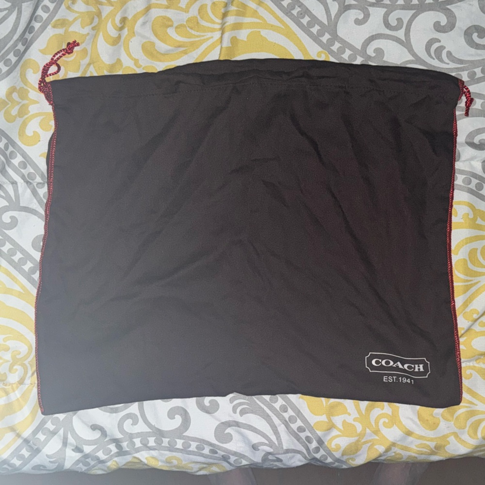 (RARE!!) Coach drawstring bag